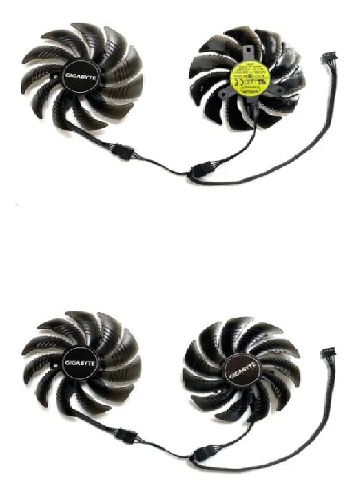 2 Ventiladores Para Tarjeta Video Gigabyte Rtx2060 Gtx 1660