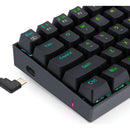Teclado Dragonborn K630 Qwerty Red Negro Con Luz Rgb Españo Idioma Español Latinoamérica Color Del Teclado Negro