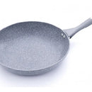 Sarten En Piedra Volcánica De 30 Cm Novum Color Gris