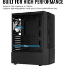Gabinete Gamer Aerocool Quantum Mesh 3 Ventiladores Argb Rgb