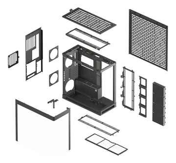 Gabinete Gamer Havn Hs 420 Negro Base Edition Alta Gama