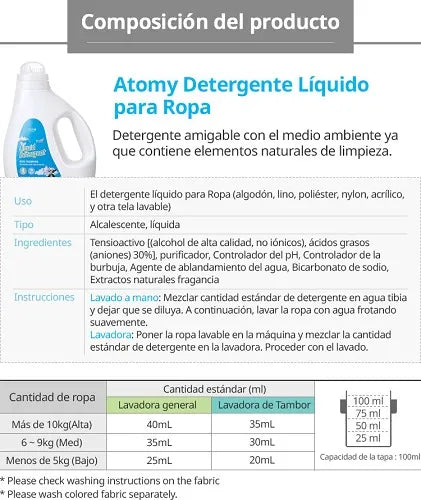 Atomy Jab/liqui/par/ropa 2kg