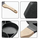 Sarten Ceramica 4 Puestos En 1 Antiadherente Color Negro