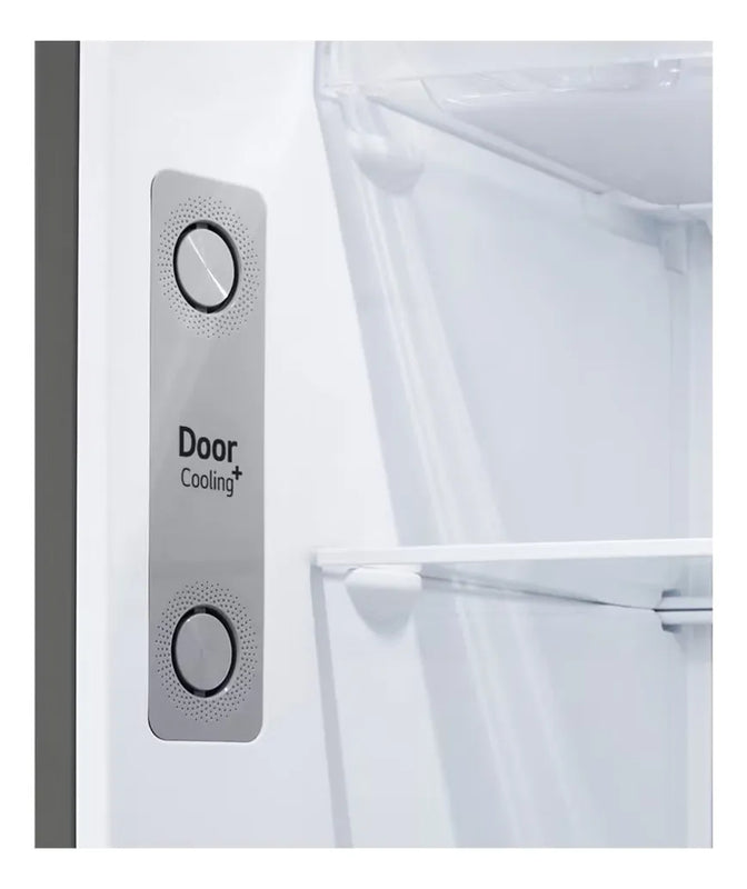 Nevera Lg Top Freezer Doorcooling Thinq 314 Lt Plateada Plateado