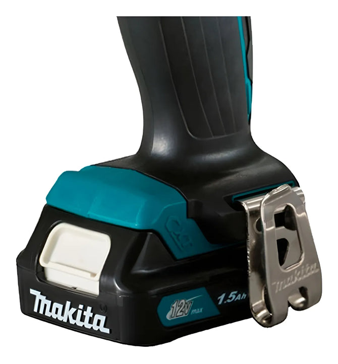 Taladro percutor atornillador inalámbrico de 10mm Makita HP333DWYX3 + 1 batería de 1.5Ah + accesorio con caja de cartón