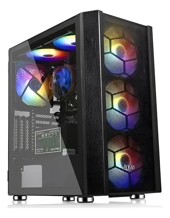 Ventilador Rgb X3 Fan Cooler 120mm Pc Gamer Luz Led Molex