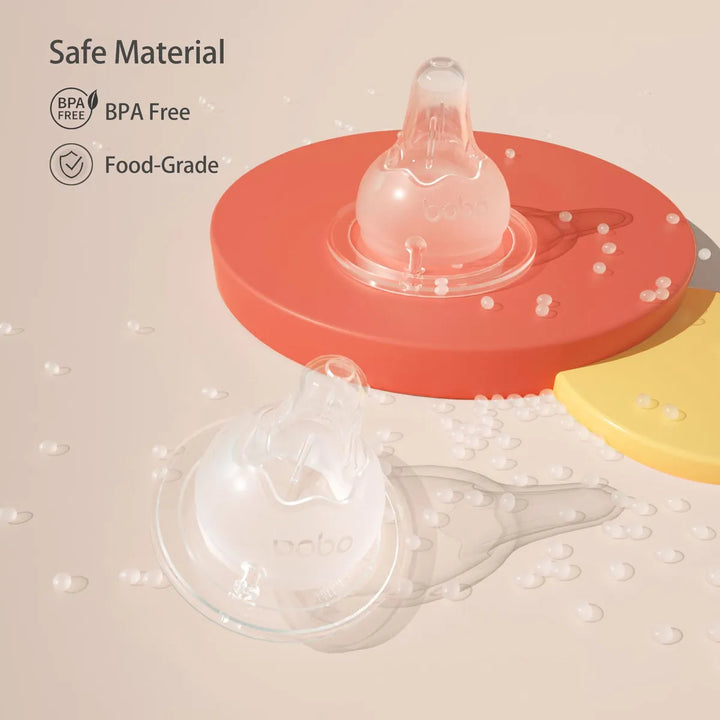 Yohkoh Biberón De Vidrio Natural Con Pezón De Respuesta