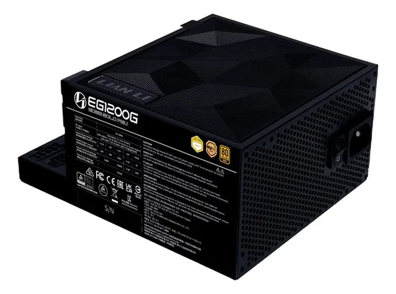 Fuente De Poder Lian Li 1200w Atx Edge Gold Negro Modular