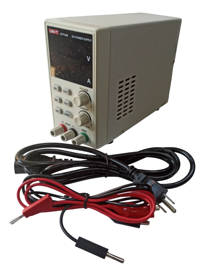Fuente De Poder Voltaje Variable 0-32vdc Y 0-6 Adc 4 Digitos Beige