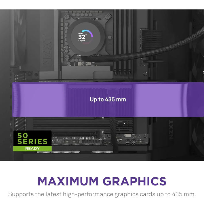 Nzxt H9 Flow (2025) Large Dual-chamber Atx Mid-tower Ai...