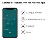 4moms Mamaroo Sueño Cuna, Moisés Del Bebé Bluetooth Y Mueble Color Blanco