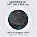 Micrófono De Conferencia Inalámbrico Bluetooth Altavoz Emeet Color Gris