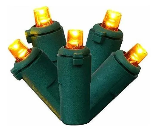 Cadena De Luces Navideñas Led De Gran Angular Con Certificac