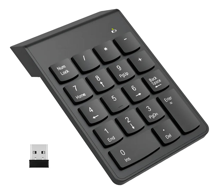 Mini Teclado Numérico Inalámbrico 19 Teclas Usb Mac Y Pc