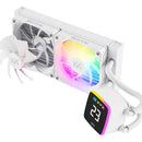 Cooler Xyz Aquapulse Aio 240mm Blanco Led 4 Pines