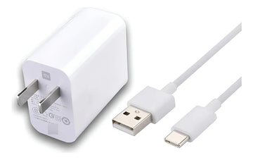 Cargador Completo Carga Rapida Compatible Con Xiaomi 33w Blanco