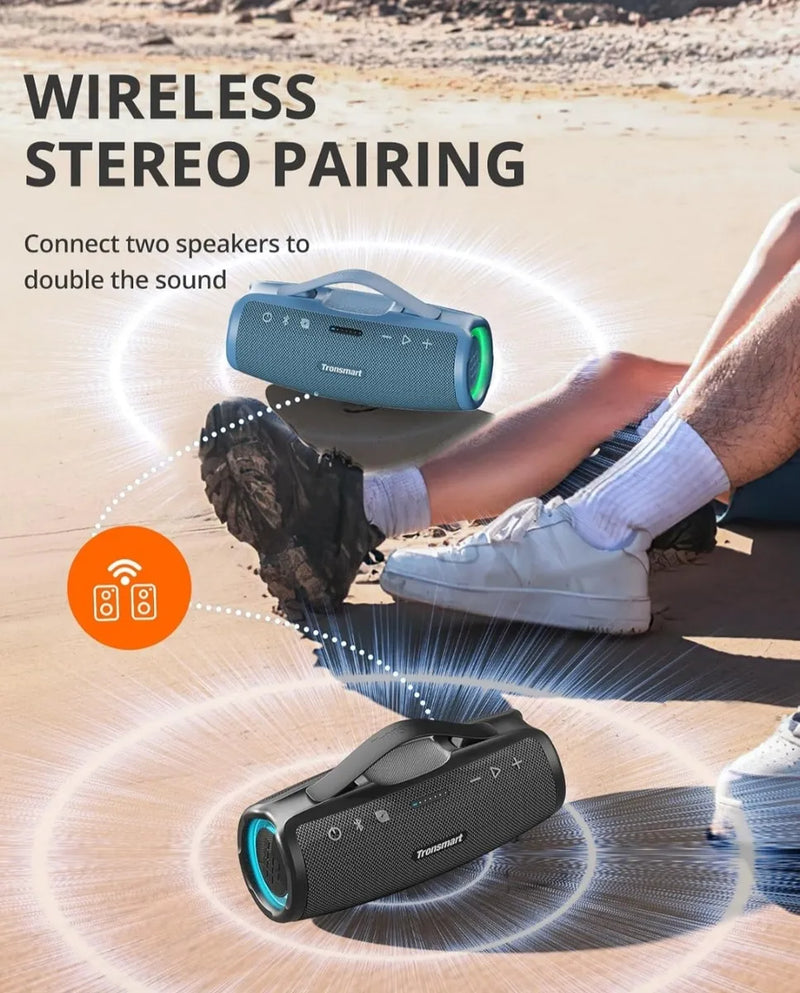 Parlante Bluetooth Portátil Tronsmart Mirtune S100 De 50w Negro