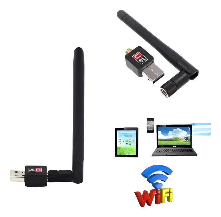 Adaptador Usb 2.0 Wifi Banda Inalambrica Antena 1200mbps Win