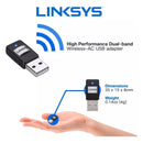 Linksys Ae6000 Adaptador Mini Usb Wifi Dual Band Ac 580mbps