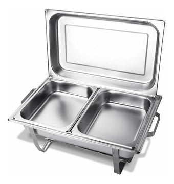 Set 3 Samovar Industrial Acero Inoxidable 8 Lt 2 Quemadores