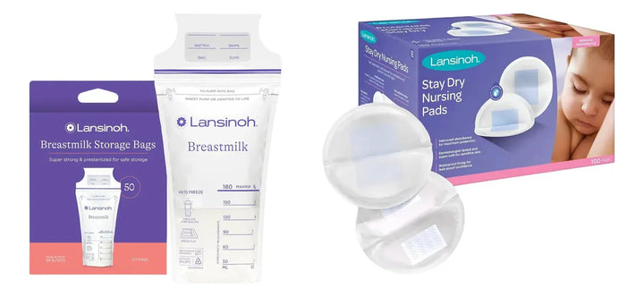 Kit Lactancia Lansinoh Combo Bolsas X50 +protectores X100