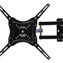 Soporte de TV LED LCD articulado de 14 a 55 pulgadas de hasta 50 kg, color negro