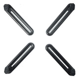Kit Adaptadores Monitores No-vesa (sin Huecos), Techgo Xm-01 Negro