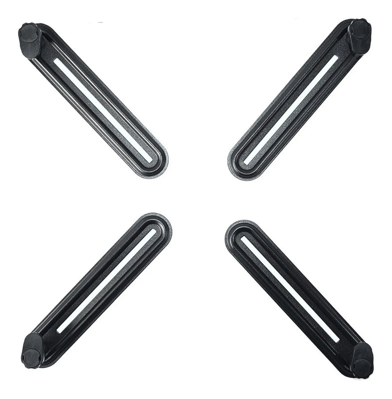 Kit Adaptadores Monitores No-vesa (sin Huecos), Techgo Xm-01 Negro