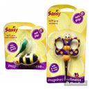 Cortauñas Abejita Y Tijeritas Mariposita Bebe Y Niños Set Amarillo Y Negro