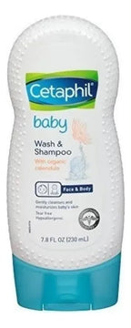 Cetaphil Baby Shampoo Y Jabon Cuerpo Bebes 7.8oz Calendula