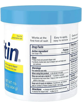 Desitin Crema Rápido Alivio Tarro Grande 16 Oz