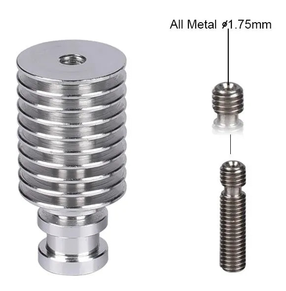 Extrusor Hotend Bowden Directo Largo E3dv6 1.75mm Sin Teflon