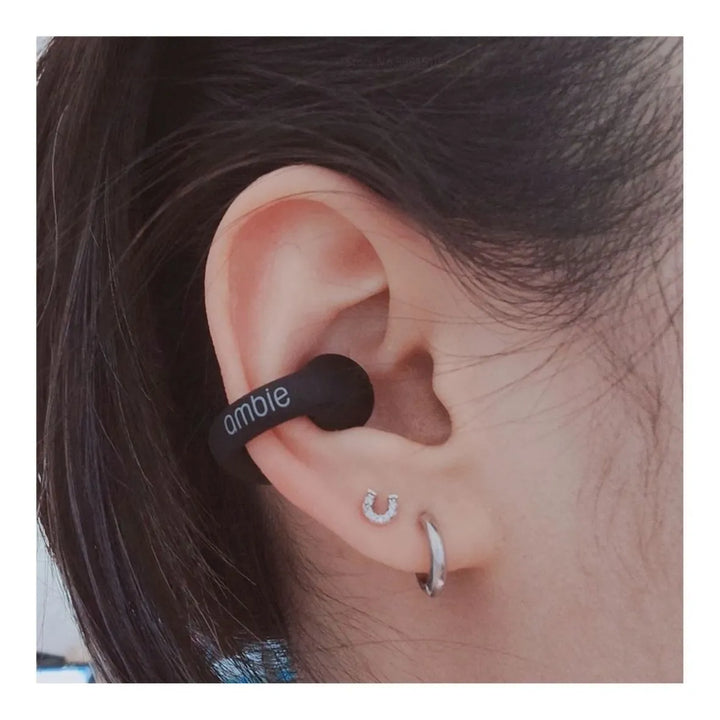 Auriculares Inalámbricos Bluetooth Ambie Sound Earcuffs, Col Negro