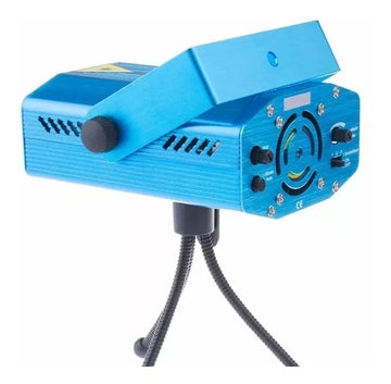 Proyector 6 Figuras Laser Verde Rojo Audioritmico Soporte Rojo/verde