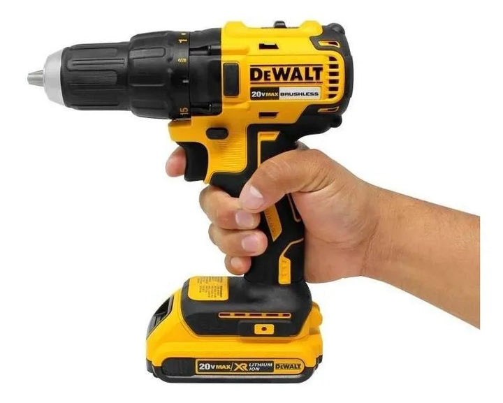 Taladro Atornillador 1/2'' Dewalt 20v Max 2 Bat Dcd7771d2-b3 Amarillo