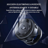 Soporte De Celular Electrico Usb Carro Holders Base Succion Negro