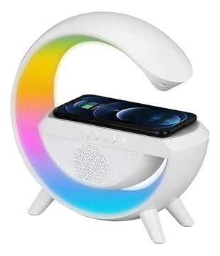 Parlante Genérica BT-2301 portátil con bluetooth blanca