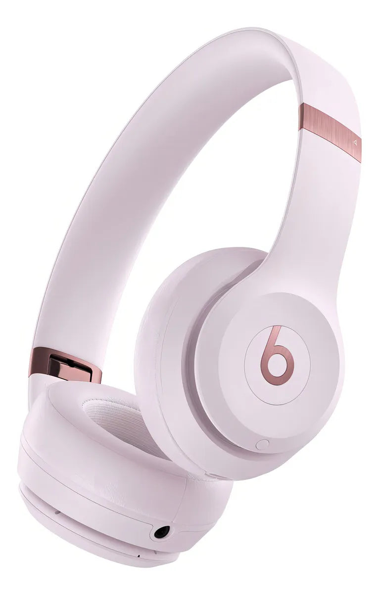 Audífonos Inalámbricos Beats Solo 4 - Rosa Algodón Color Rosa Claro Luz Blanco