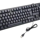 Teclado Y Mouse Usb En Combo H-8810 Alambrico Negro