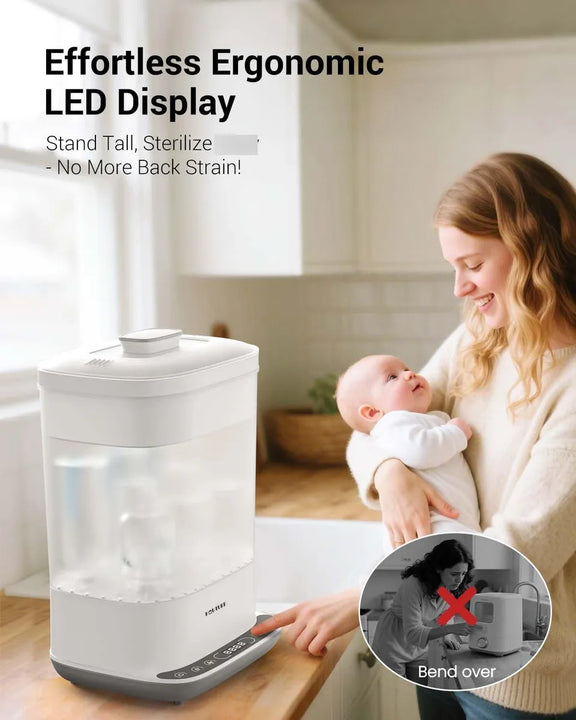 Esterilizador Y Secadora De Biberones 6 En 1 Eléctrico