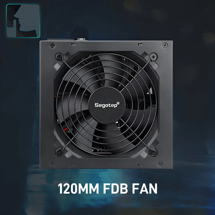 Fuente De Poder Full Modular 850w 80 Plus Gold Segotep Color Negro