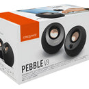 Altavoces Creative Minimalista, Pebble V3 2.0, Bluetooth 5.0