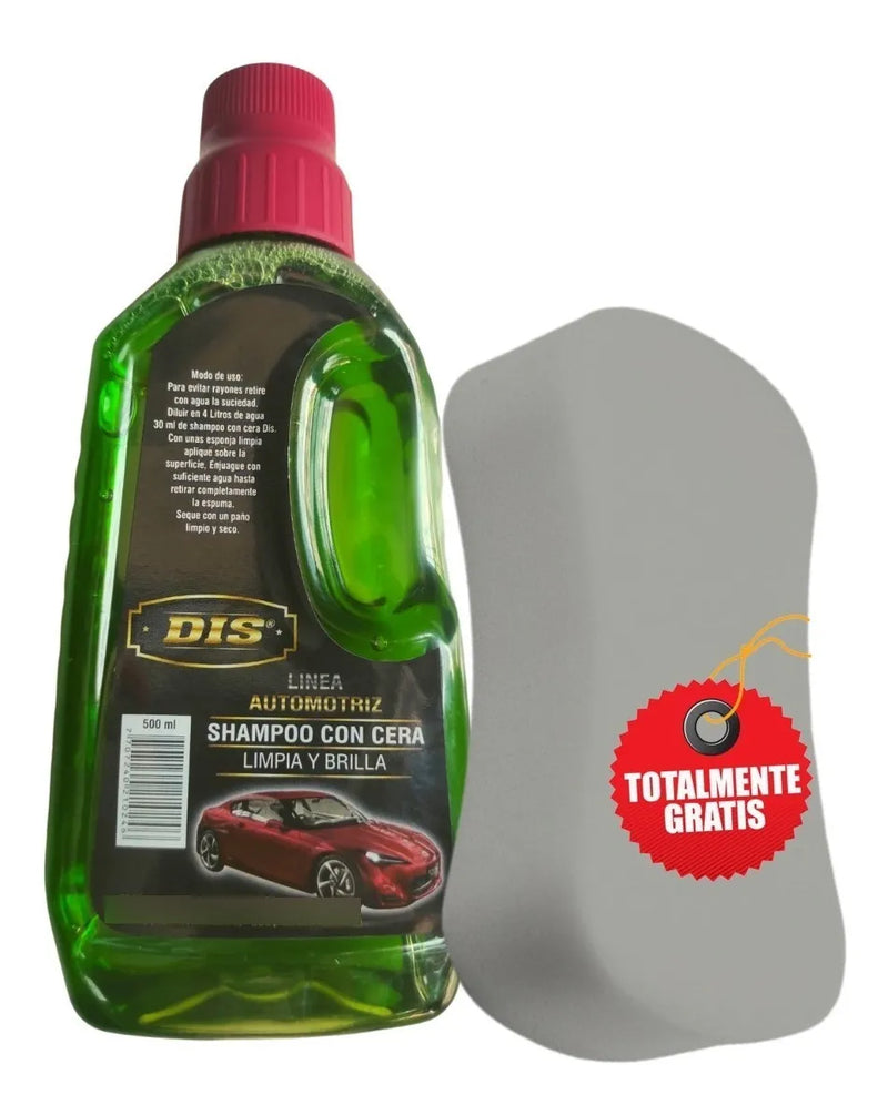 Kit Limpieza Vehículos 5 Productos Promoción Gratis Espuma
