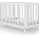 Cuna A Cama Infantil Dadada Soho 3 En 1 Convertible Madera Blanco