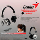 Auricular C/microfono Genius Hs-04su Pc Plug 3.5mm