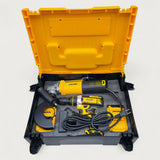 Combo Taladro Percutor Inalámbrico + Pulidora Eléctrica 710w - Amarillo - 50hz/60hz