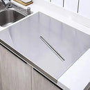 Tabla De Corte De Acero Inoxidable Myoyay Con Borde Y Rodill