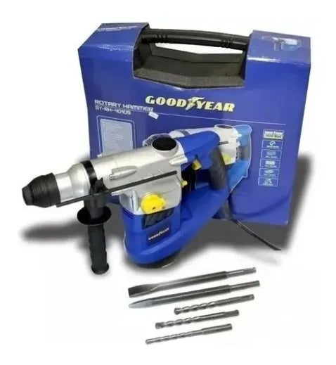 Taladro Rotomartillo Sds Plus Goodyear 1050w 800rpm 5.0j Eig Azul