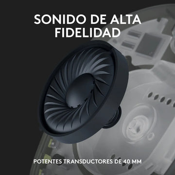 Logitech G435, Diadema Gamer Inalámbrica + Bt / Pc, Ps5 - Bl Color Blanco crudo/Lila