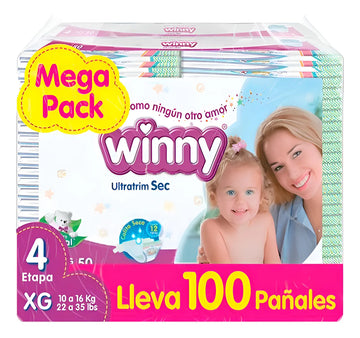 Winny Ultratrim Sec Etapa 4x100 Extra Grande (xg) Sin Género